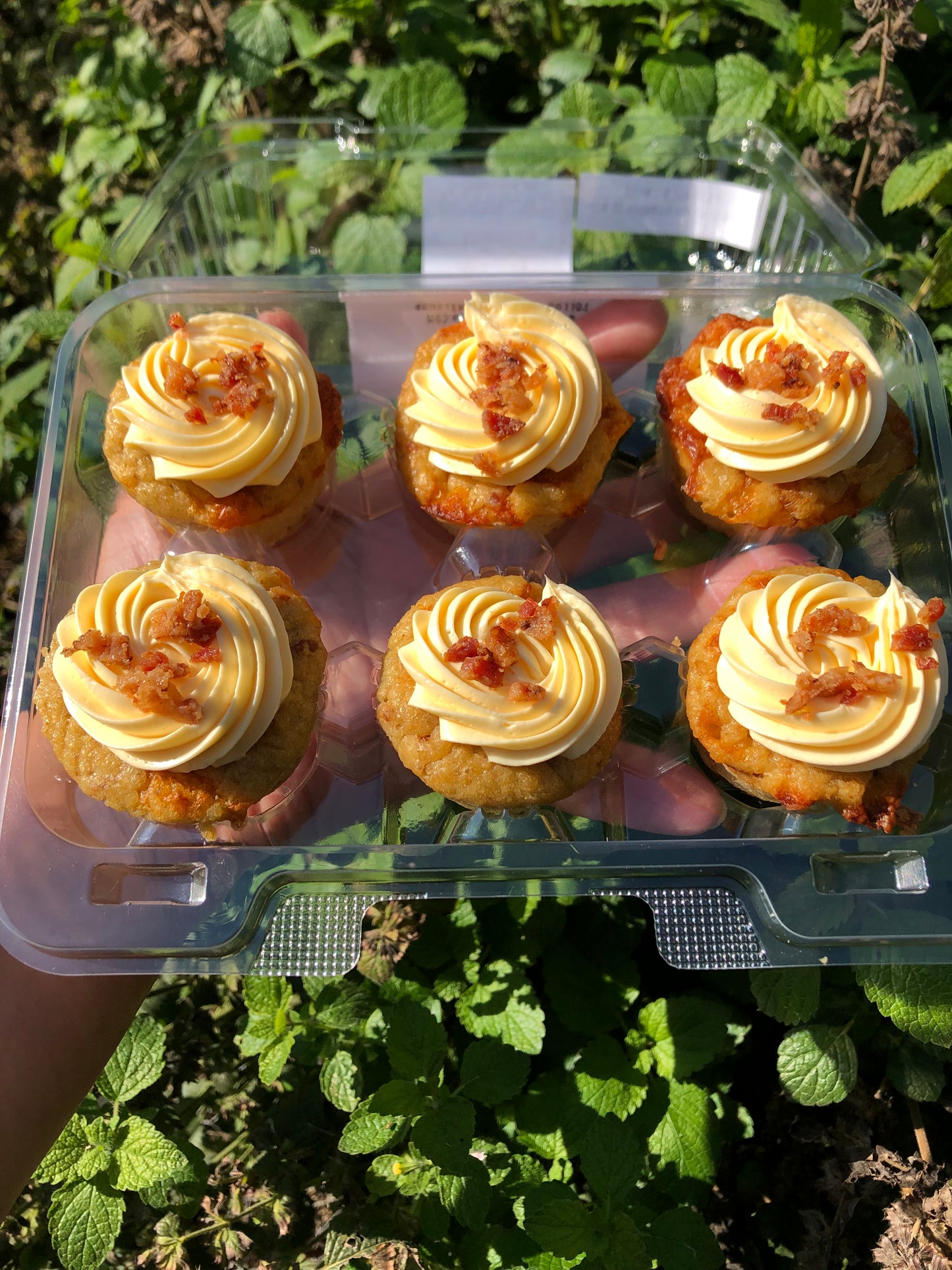 Cheesy Bacon Mini Pupcakes, 6 Pack (Local Delivery Only)